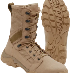 Унисекс високи обувки в цвят камел Defense Boots