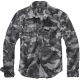 Мъжка риза в сив камуфлаж Brandit Vintage Shirt, Блузи и Ризи - Hoodstyle.bg