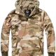 Мъжко яке ветровка в кафяв камуфлаж Brandit Luke light woodland, Пролет / Есен - Hoodstyle.bg