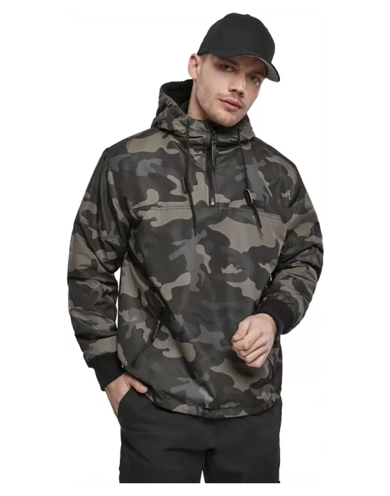Мъжко яке ветровка в тъмен камуфлаж Brandit Luke, Пролет / Есен - Hoodstyle.bg