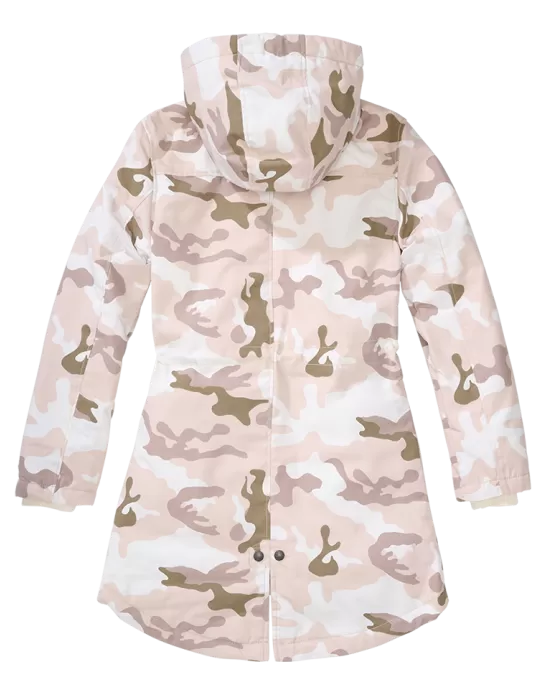 Дамска парка в бял камуфлаж Brandit Marsh candy camo, Якета - Hoodstyle.bg