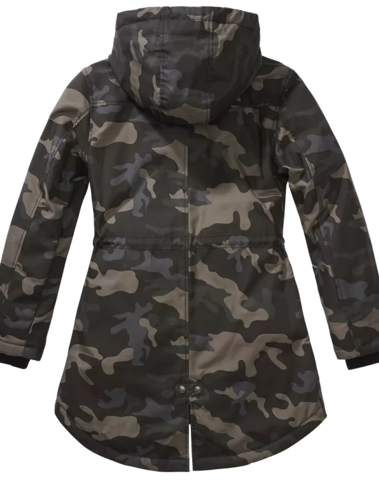 Дамска парка в тъмен камуфлаж Brandit Marsh Lake, Якета - Hoodstyle.bg