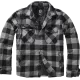 Мъжко яке в черно-тъмносиво каре Brandit Lumber, Якета - Hoodstyle.bg