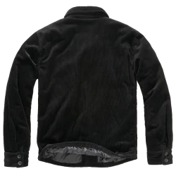 Подплатено кадифено яке в черен цвят Brandit Corduroy