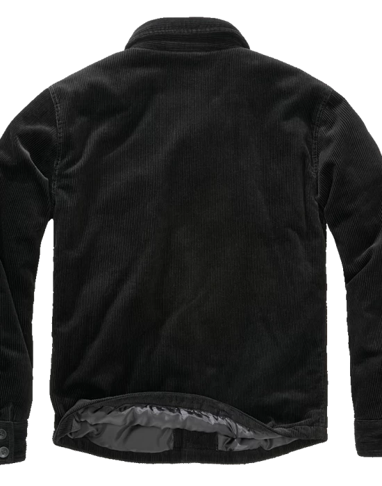 Подплатено кадифено яке в черен цвят Brandit Corduroy, Зимни якета - Hoodstyle.bg