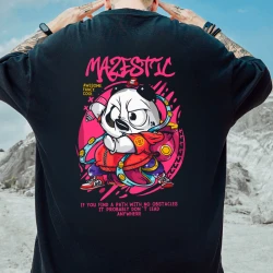 Тениска Oversize Street Wear Mazestic