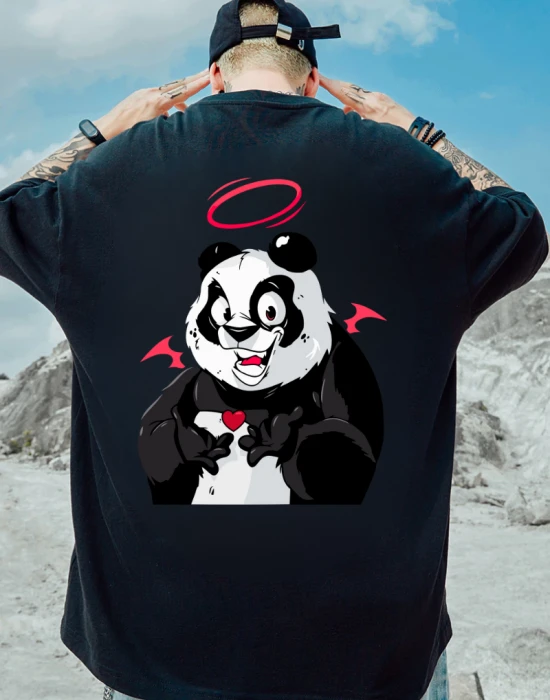 Тениска Oversize Street Wear Devil Panda, Тениски - Hoodstyle.bg