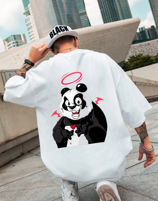 Тениска Oversize Street Wear Devil Panda, Тениски - Hoodstyle.bg