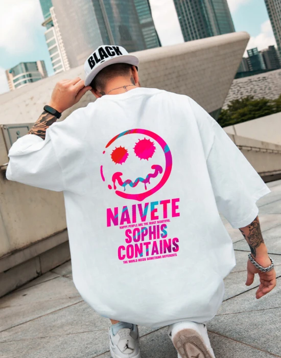 Тениска Oversize Street Wear Naivete, Тениски - Hoodstyle.bg