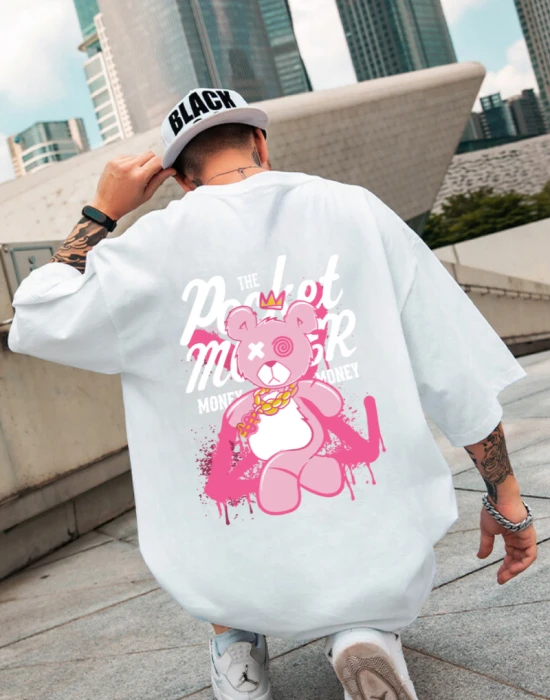 Тениска Oversize Street Pocket Monster, Тениски - Hoodstyle.bg