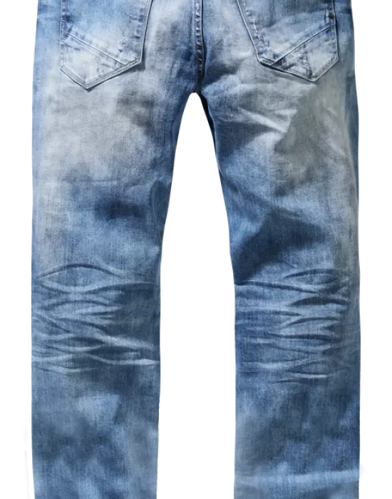 Мъжки дънки класическа кройка Brandit denim blue, Панталони - Hoodstyle.bg
