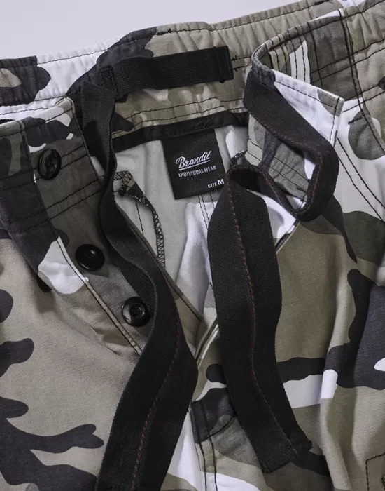 Мъжки карго панталон в светъл камуфлаж Brandit Pure Slim Fit urban, Панталони - Hoodstyle.bg