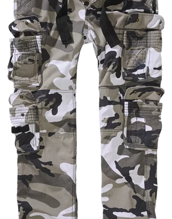 Мъжки карго панталон в светъл камуфлаж Brandit Pure Slim Fit urban, Панталони - Hoodstyle.bg