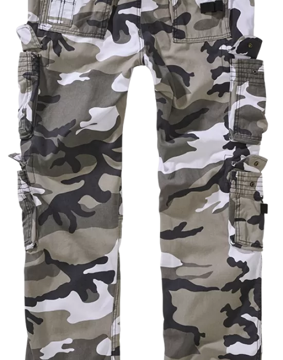 Мъжки карго панталон в светъл камуфлаж Brandit Pure Slim Fit urban, Панталони - Hoodstyle.bg