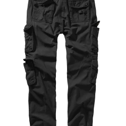 Мъжки вталени карго панталон в черен цвят Brandit Pure Slim Fit