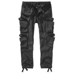 Мъжки карго панталон в цвят графит Brandit Pure Slim Fit anthracite