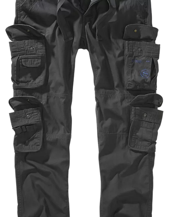 Мъжки карго панталон в цвят графит Brandit Pure Slim Fit anthracite, Панталони - Hoodstyle.bg