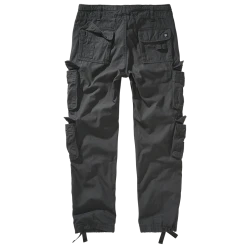 Мъжки карго панталон в цвят графит Brandit Pure Slim Fit anthracite