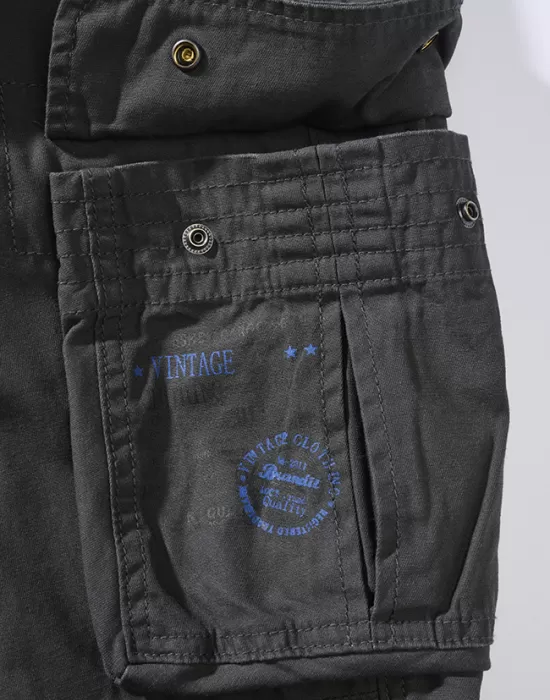 Мъжки карго панталон в цвят графит Brandit Pure Slim Fit anthracite, Панталони - Hoodstyle.bg