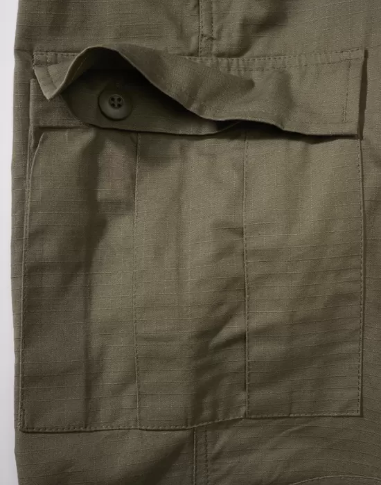 Дамски карго панталон в цвят маслина Brandit Ripstop olive, Панталони - Hoodstyle.bg