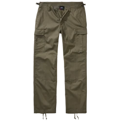 Дамски карго панталон в цвят маслина Brandit Ripstop olive