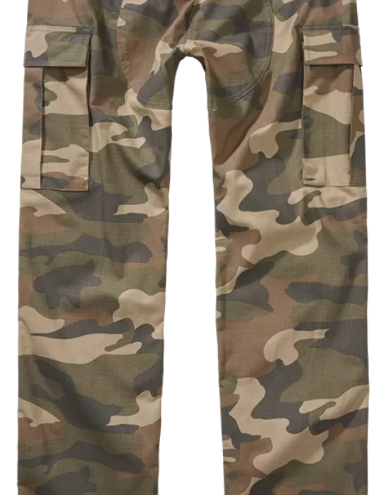 Дамски карго панталон в камуфлажен цвят Brandit Ripstop light woodland, Панталони - Hoodstyle.bg