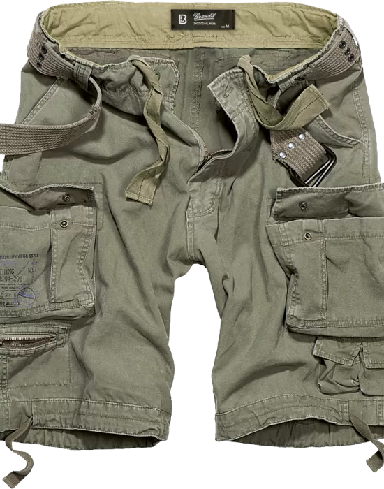 Мъжки къси карго панталони в цвят маслина Brandit, Къси панталони - Hoodstyle.bg