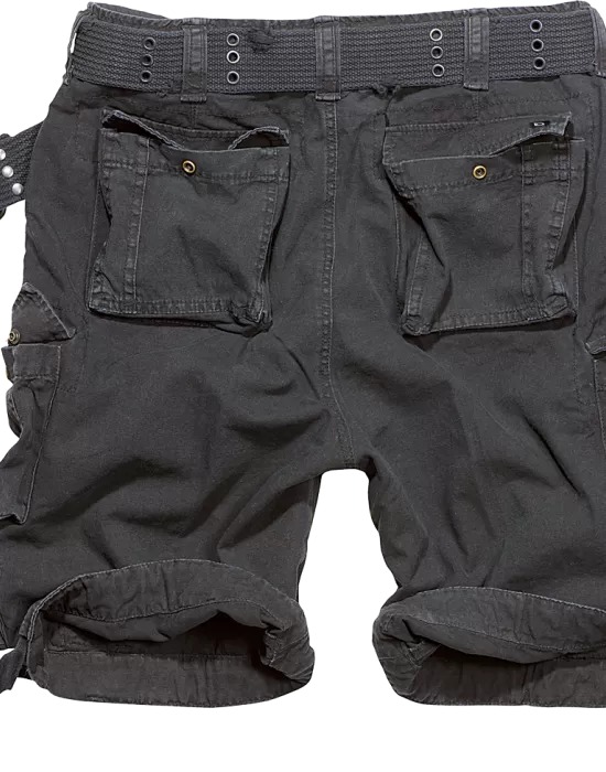 Мъжки къси карго панталони в черно Brandit, Къси панталони - Hoodstyle.bg