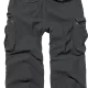 Мъжки 3/4 карго панталони в черно Brandit, Къси панталони - Hoodstyle.bg