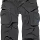 Мъжки 3/4 карго панталони в черно Brandit, Къси панталони - Hoodstyle.bg