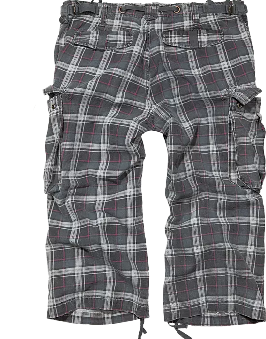 Мъжки 3/4 карго панталони в тъмносиво Brandit darkgrey/purple, Къси панталони - Hoodstyle.bg