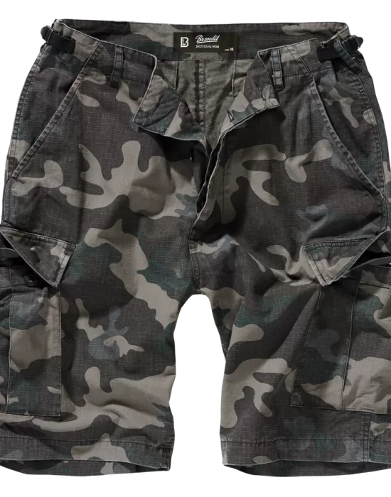 Мъжки къси панталони в тъмен камуфлаж Brandit BDU Ripstop, Панталони - Hoodstyle.bg