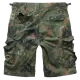 Мъжки къси панталони в зелен камуфлаж Brandit BDU Ripstop flecktarn, Панталони - Hoodstyle.bg