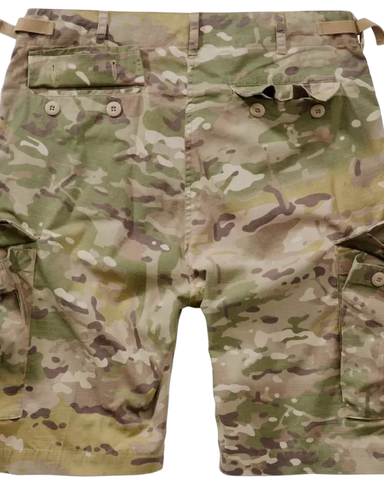 Мъжки къси панталони в камуфлаж Brandit BDU Ripstop tactical camo, Панталони - Hoodstyle.bg