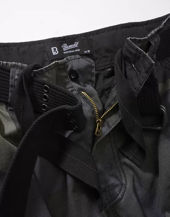 Мъжки къси карго панталони в камуфлажен цвят Savage Ripstop М90 darkcamo, Къси панталони - Hoodstyle.bg