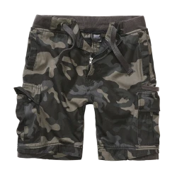 Мъжки къси карго панталони в камуфлажен цвят Packham Vintage darkcamo