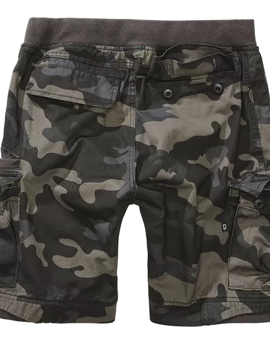Мъжки къси карго панталони в камуфлажен цвят Packham Vintage darkcamo, Къси панталони - Hoodstyle.bg