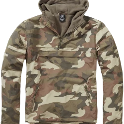 Ветровка с подплата в камуфлажен цвят Brandit light woodland 