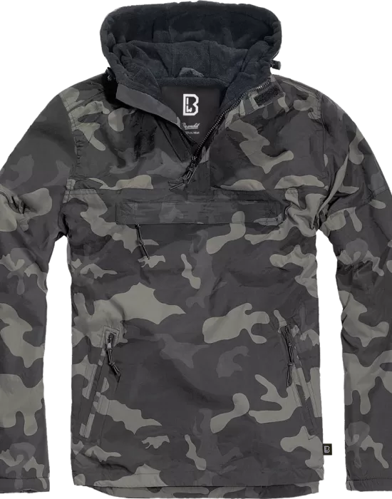 Ветровка с подплата в камуфлажен жвят Brandit darkcamo, Якета - Hoodstyle.bg
