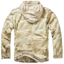 Премиум мъжко яке в пясъчен камуфлаж Brandit M65 Giant sandstorm