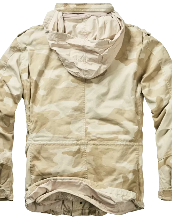 Премиум мъжко яке в пясъчен камуфлаж Brandit M65 Giant sandstorm, Зимни якета - Hoodstyle.bg