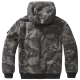 Мъжко яке с качулка в тъмен камуфлаж Brandit Bronx, Зимни якета - Hoodstyle.bg