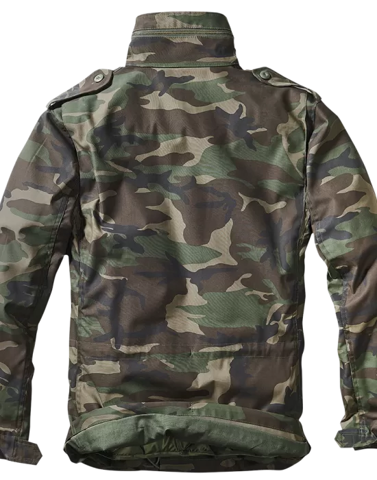 Мъжко премиум яке в камуфлаж Brandit M65 woodland, Зимни якета - Hoodstyle.bg