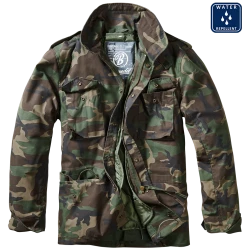Мъжко премиум яке в камуфлаж Brandit M65 woodland