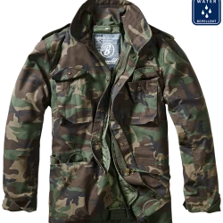 Мъжко премиум яке в камуфлаж Brandit M65 woodland