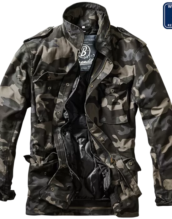 Мъжко премиум яке в тъмен камуфлаж Brandit M65, Зимни якета - Hoodstyle.bg