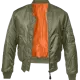 Мъжко яке бомбър в цвят маслина Brandit MA1, Бомбъри - Hoodstyle.bg