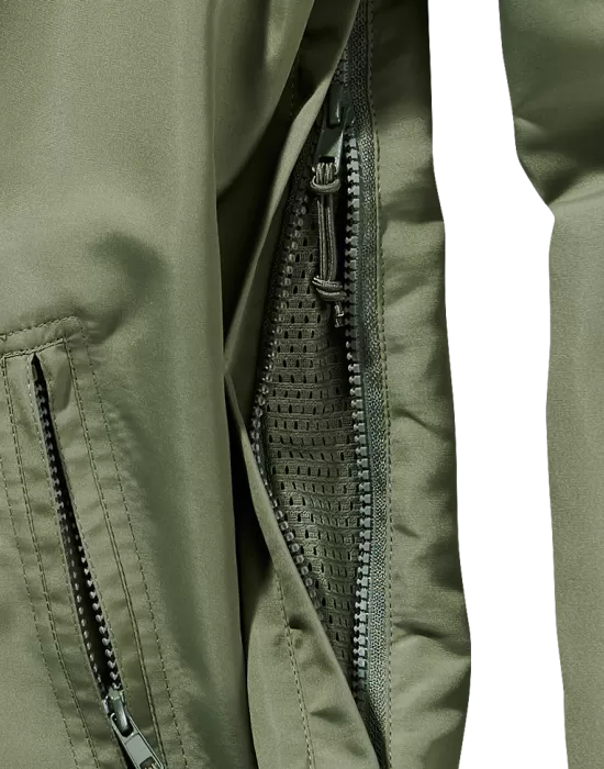 Мъжка лятна ветровка в цвят маслина Brandit olive, Пролет / Есен - Hoodstyle.bg