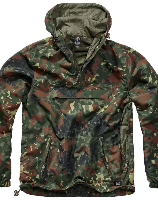 Мъжка лятна ветровка в цвят маслина Brandit flecktarn, Пролет / Есен - Hoodstyle.bg