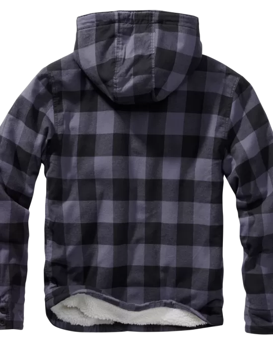 Мъжко яке в десен на сиво каре Brandit Lumber, Зимни якета - Hoodstyle.bg